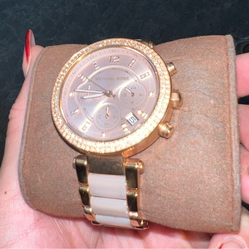 MK ROSE GOLD WATCH